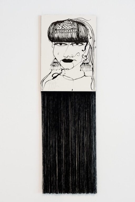 Untitled – Series Ga’adah Titmashatt (قاعده تتمشط) – Brushing Her Hair - Bouthayna Al Muftah 