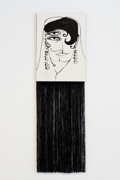 Untitled – Series Ga’adah Titmashatt (قاعده تتمشط) – Brushing Her Hair - Bouthayna Al Muftah 