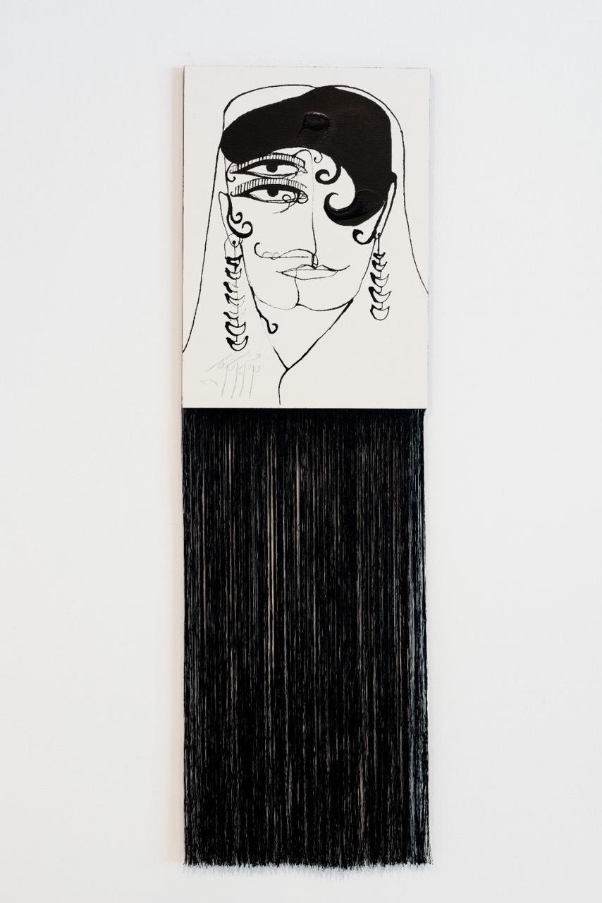 Untitled &ndash; Series Ga&rsquo;adah Titmashatt (قاعده تتمشط) &ndash; Brushing Her Hair - Bouthayna Al Muftah 