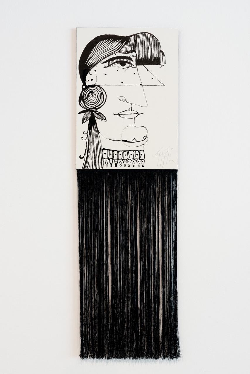 Untitled &ndash; Series Ga&rsquo;adah Titmashatt (قاعده تتمشط) &ndash; Brushing Her Hair - Bouthayna Al Muftah 