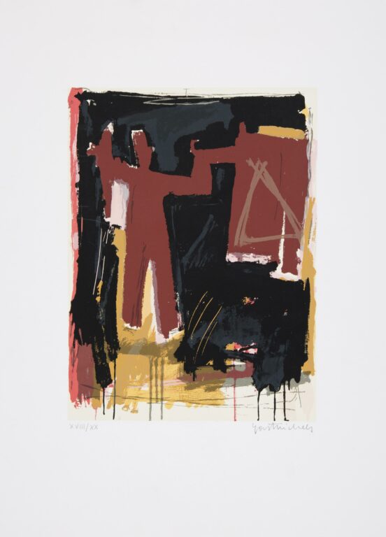 untitled (red man, triangle) - Gast MICHELS 