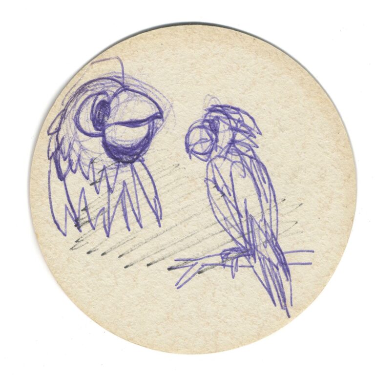 untitled (parrots) - Gast MICHELS 