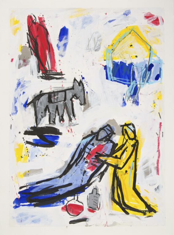 (bibl.) untitled (Luc 10,25 – 37?) - Gast MICHELS 