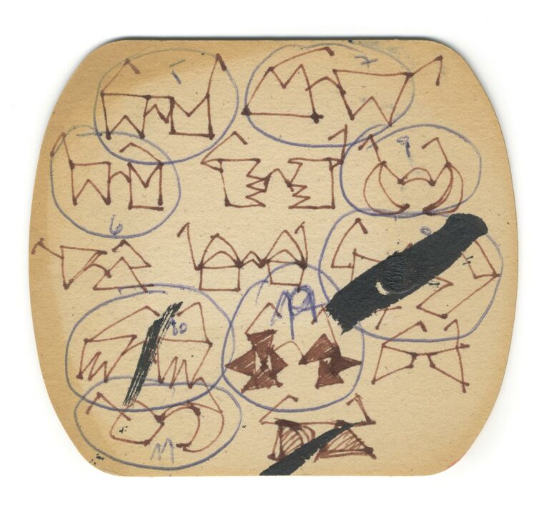 untitled (sketch for Optique Moitzheim window display installation) - Gast MICHELS 