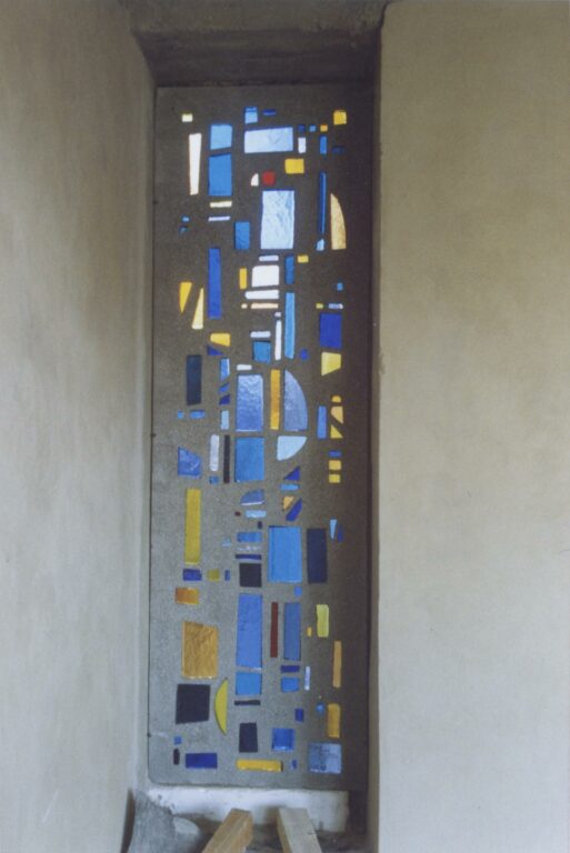 Stained-glass window (vitrail) in private home, Bruxelles - Gast MICHELS 