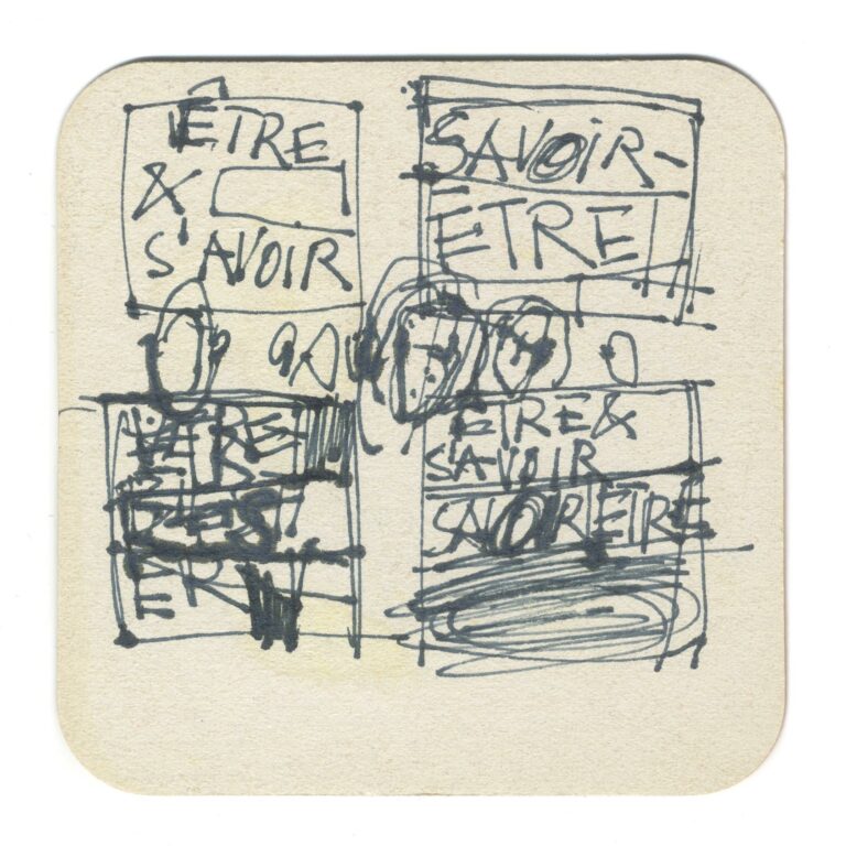 untitled (être & savoir) - Gast MICHELS 