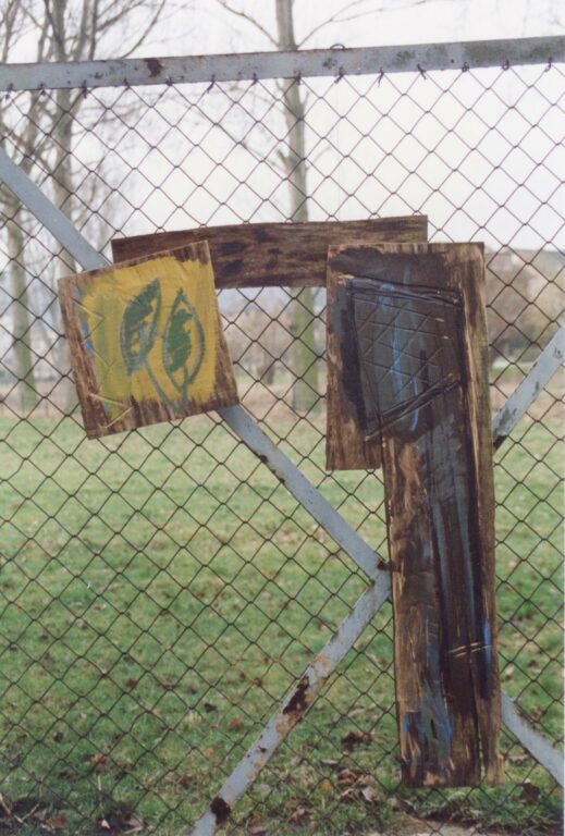 untitled (axe, leaves) - Gast MICHELS 