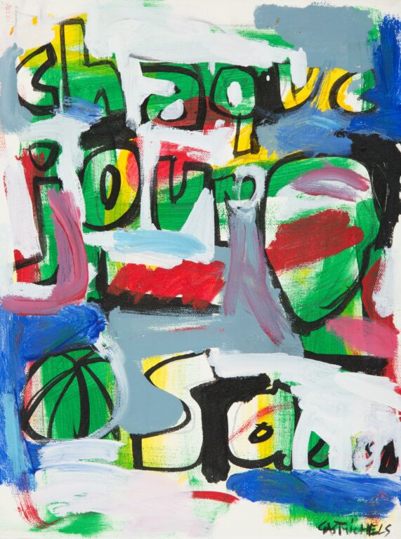(sl40) untitled (chaque joure sa…) - Gast MICHELS 