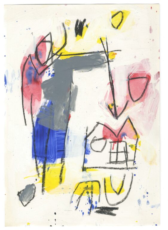 untitled (man, arrow) - Gast MICHELS 