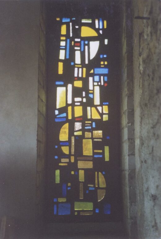 Stained-glass window (vitrail) in private home, Bruxelles - Gast MICHELS 