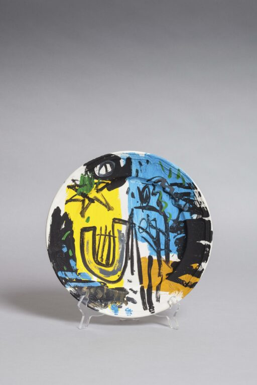 untitled (plate ‘woman & lyre in forest’) - Gast MICHELS 