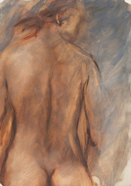 untitled (female nude from back) - Gast MICHELS 
