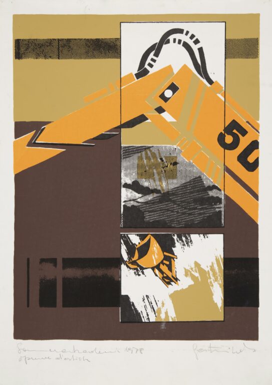 untitled (digger, Sommerakademie 1978) - Gast MICHELS 