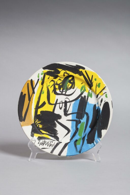untitled (plate ‘woman in forest’) - Gast MICHELS 