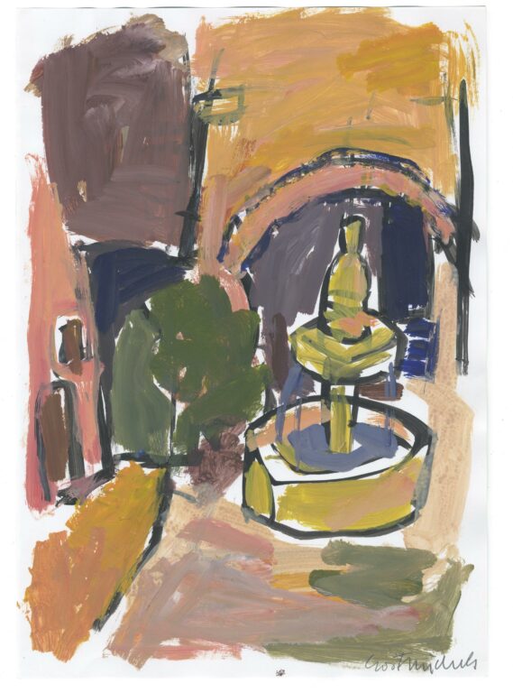 untitled (provence fountain) - Gast MICHELS 