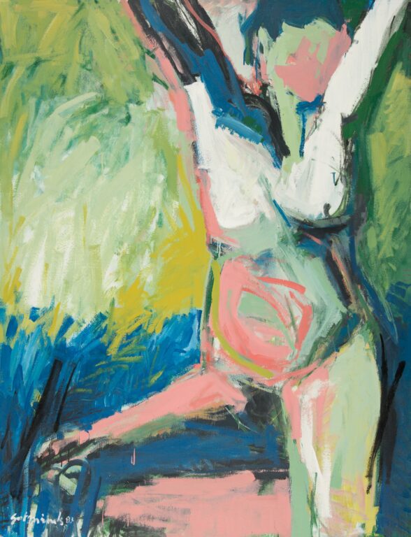 Triptych; Le printemps - Gast MICHELS 