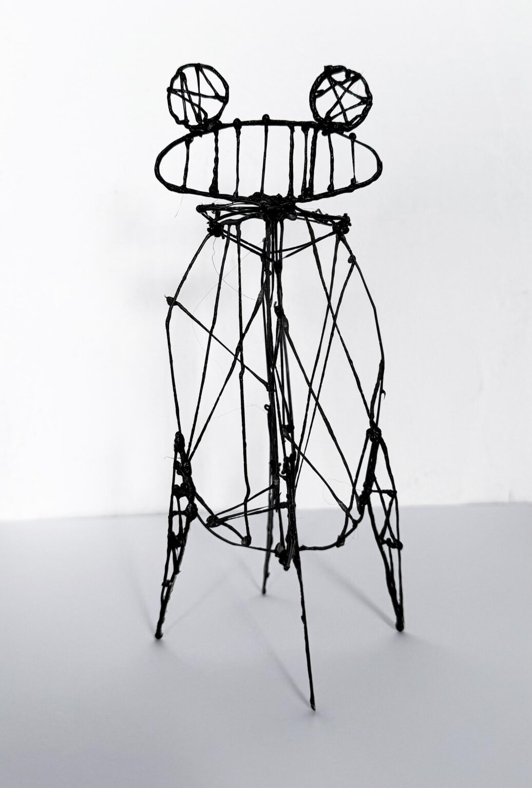 Smile if you can Maria Ploskow, 2026, PLA Filament, 7x7x16 cm