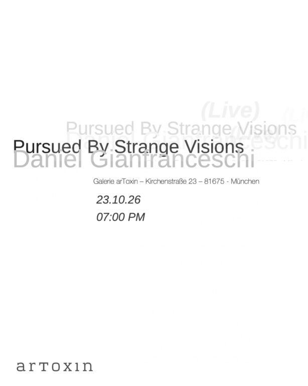Pursued By Strange Visions – Performance von Daniel Gianfranceschi 