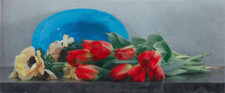 Anemonen, Tulpen, Schale - Maurice Ducret 
