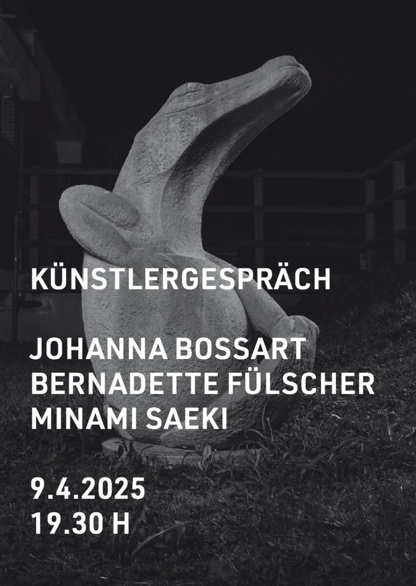 Künstlergespräch: Johanna Bossart, Bernadette Fülscher, Minami Saeki 