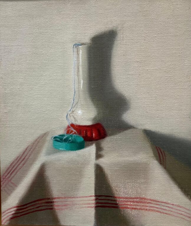 Still Life with Green and Red and Thread - Michelle Maddox 