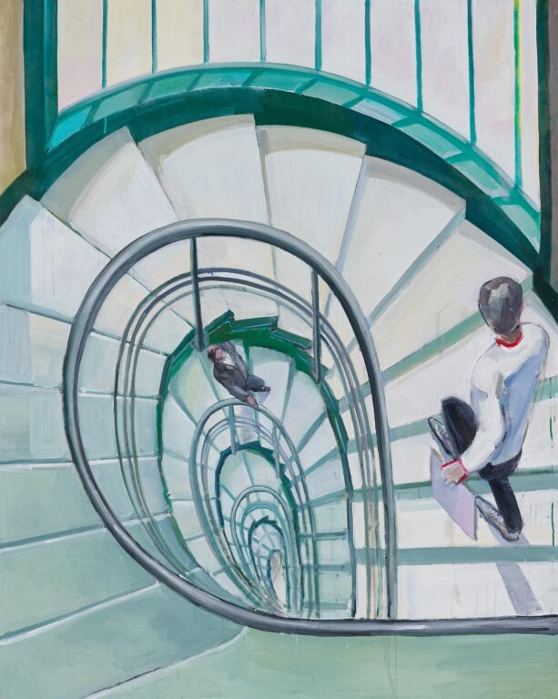 Treppenhaus in Privatbank am Bleicherweg - Maria Pomiansky 