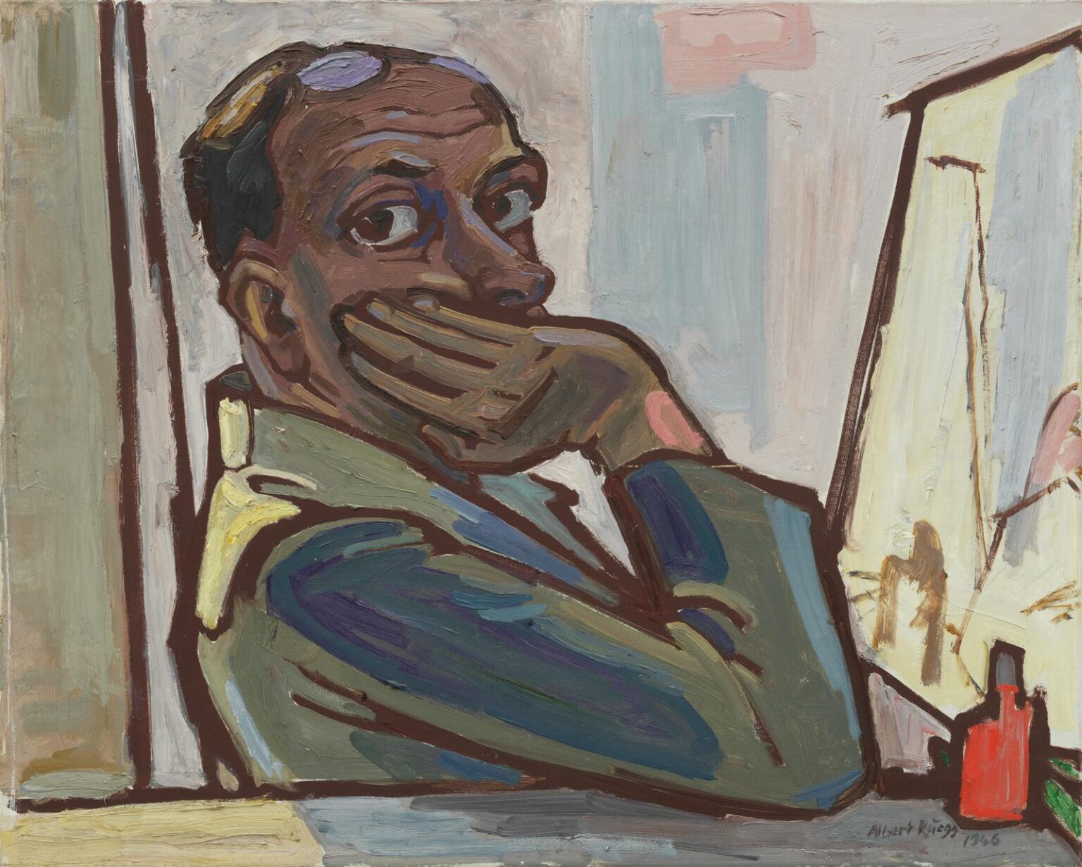 Selbstbildnis IV - Albert Rüegg Stefan Altenburger, teamspring import