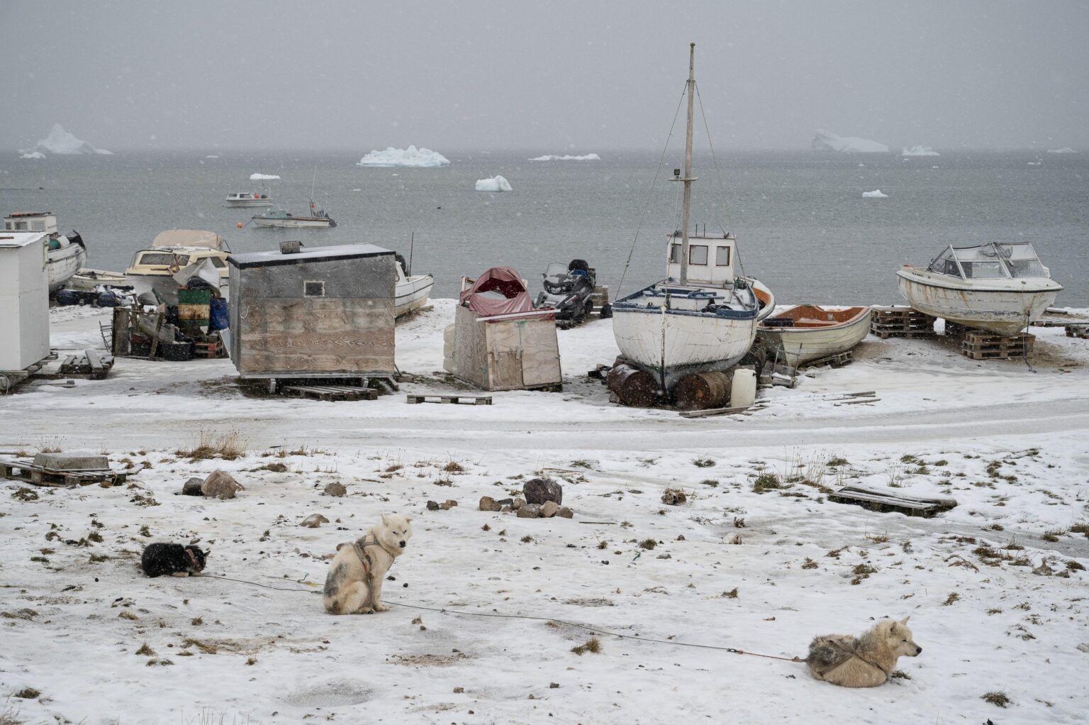 Qaanaap sissaa / Strand von Qaanaaq - Françoise Funk-Salamí 