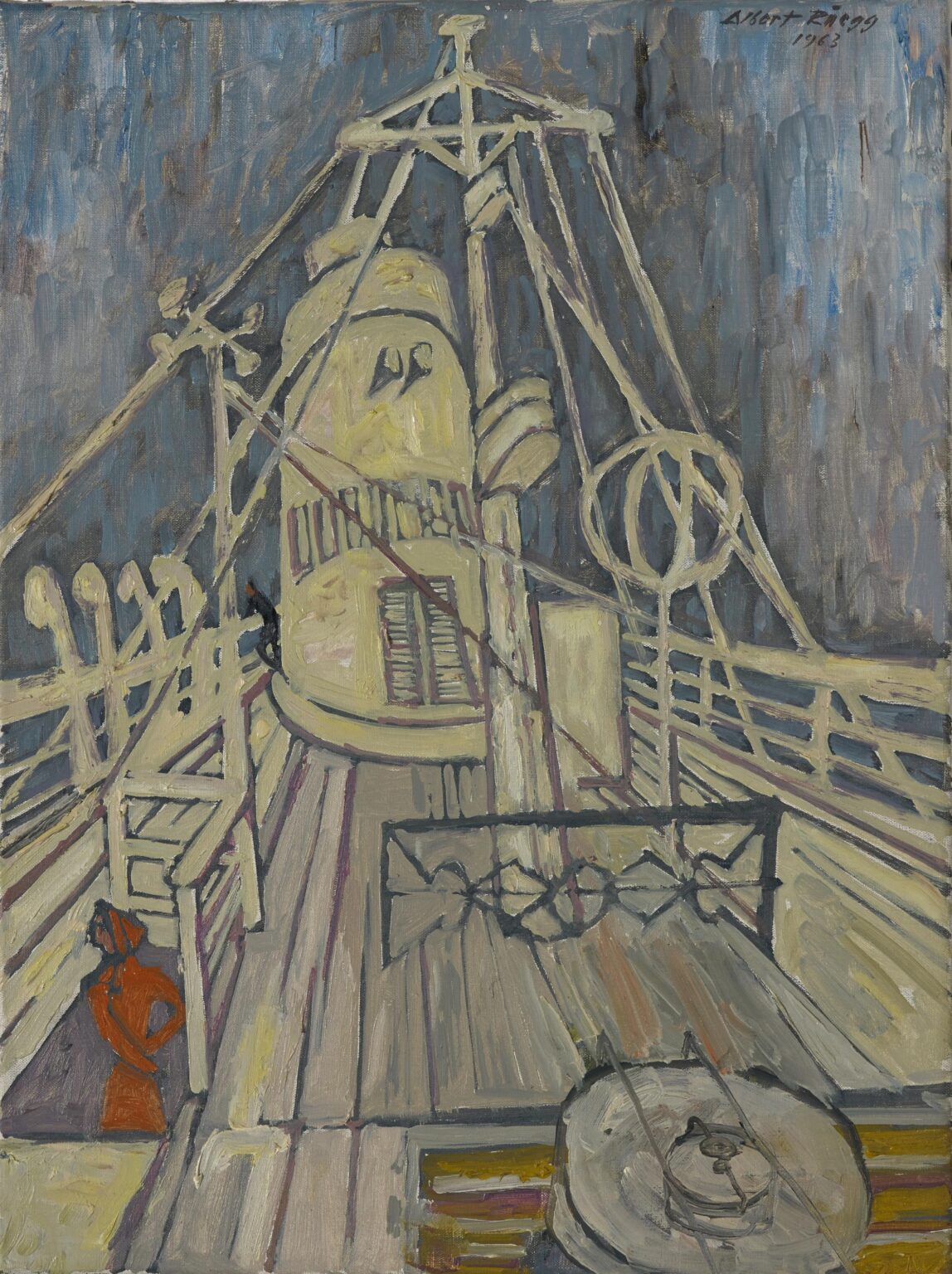 Auf Deck der Giulio Cesare - Albert Rüegg teamspring import