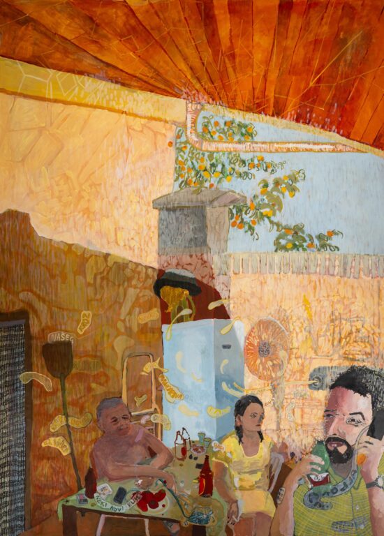 Familienbesuch (Bečej) - Malerduo Boskovic-Scarth 