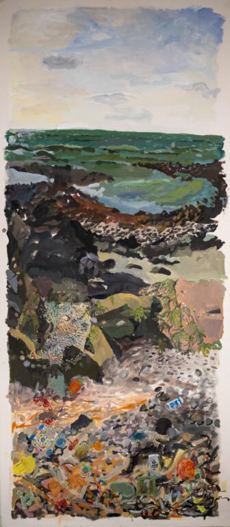 Nivea for men, Fischerschnur, Fels, Krebs, Fels, Fels, Meer, Himmel (Ardwell) - Malerduo Boskovic-Scarth 