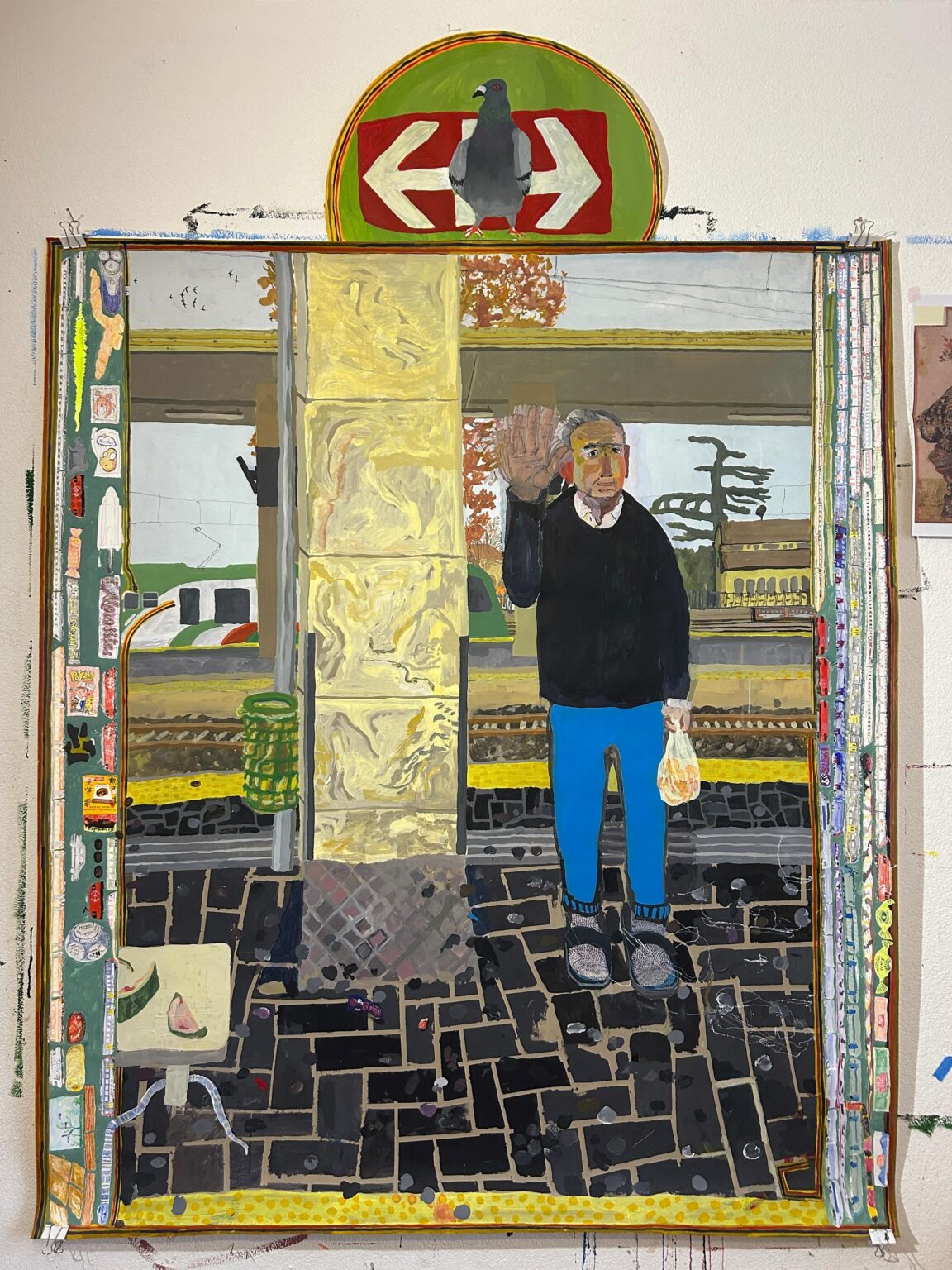 Noch ohne Titel (Bahnhof) - Malerduo Boskovic-Scarth 