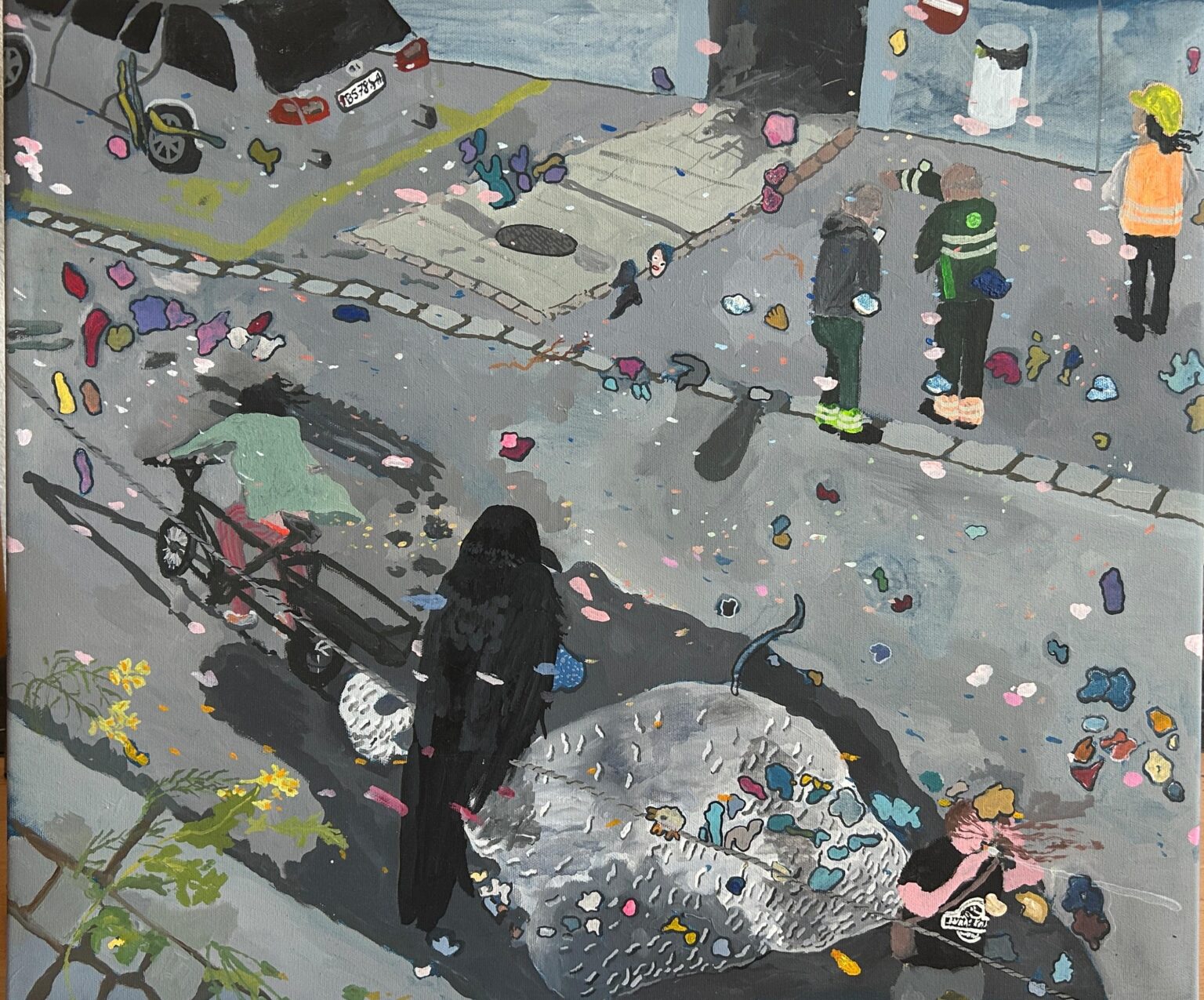 Windiger Tag (Altstetten) - Malerduo Boskovic-Scarth 