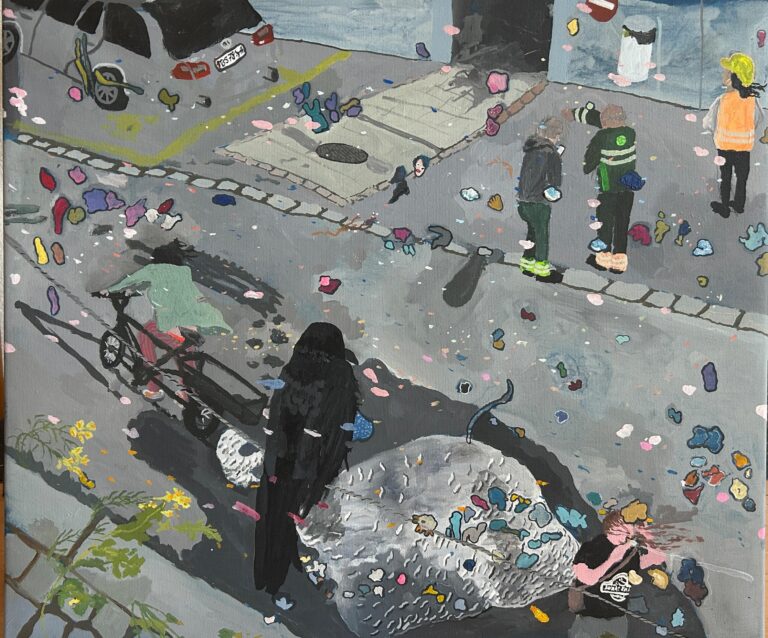 Windiger Tag (Altstetten) - Malerduo Boskovic-Scarth 