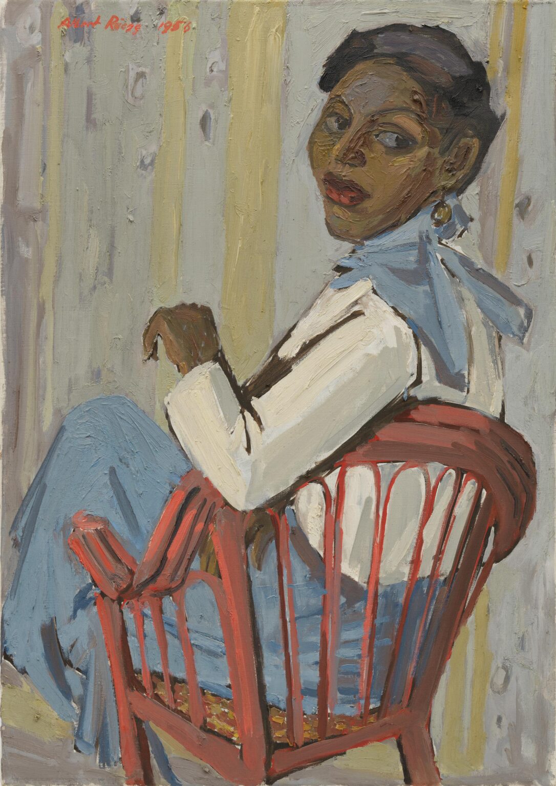 Der rote Stuhl - Albert R&uuml;egg 