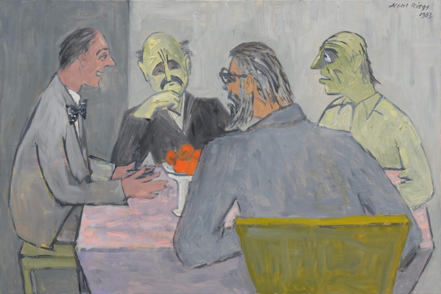 Generationenkonflikt &ndash; 4 Figuren - Albert R&uuml;egg 