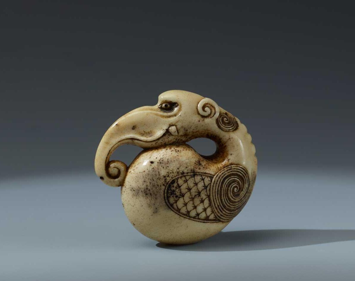 Doppelausstellung japanische Netsuke und Skulpturen von Akiko Sato - Akiko Sato, Netsuke 