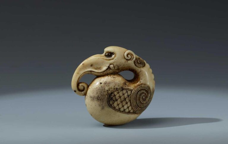 Doppelausstellung japanische Netsuke und Skulpturen von Akiko Sato - Akiko Sato, Netsuke 