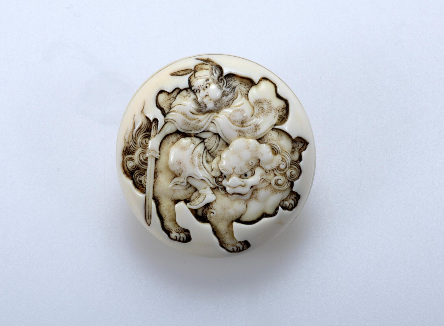 Manju, signiert: Kosai Moritoshi - Netsuke 