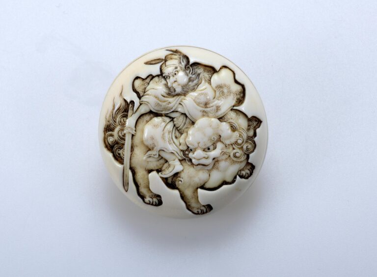 Manju, signiert: Kosai Moritoshi - Netsuke 