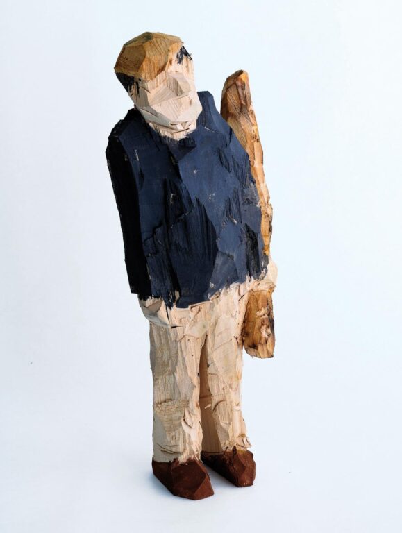 Mann mit Baguette - Georg Schulz 