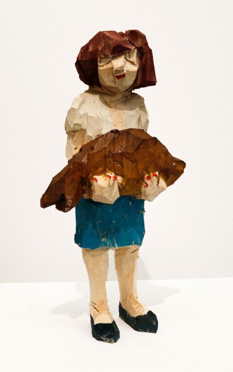 Frau mit Fisch - Georg Schulz 