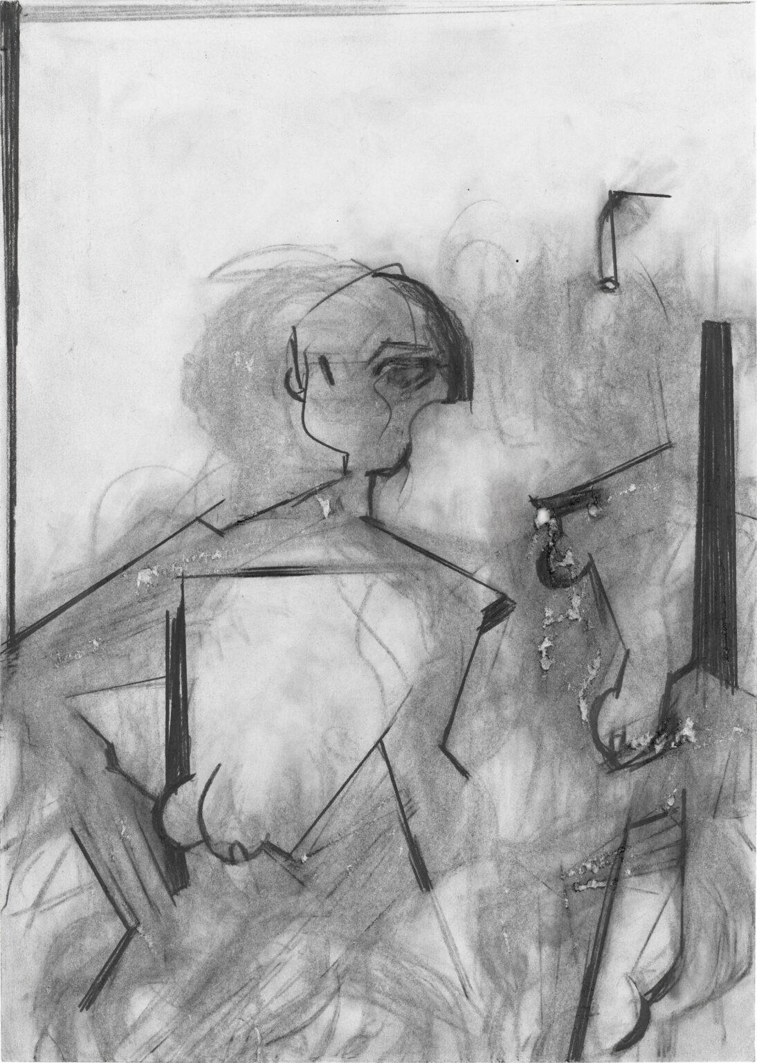 Zwei Figuren - Elke Hopfe 