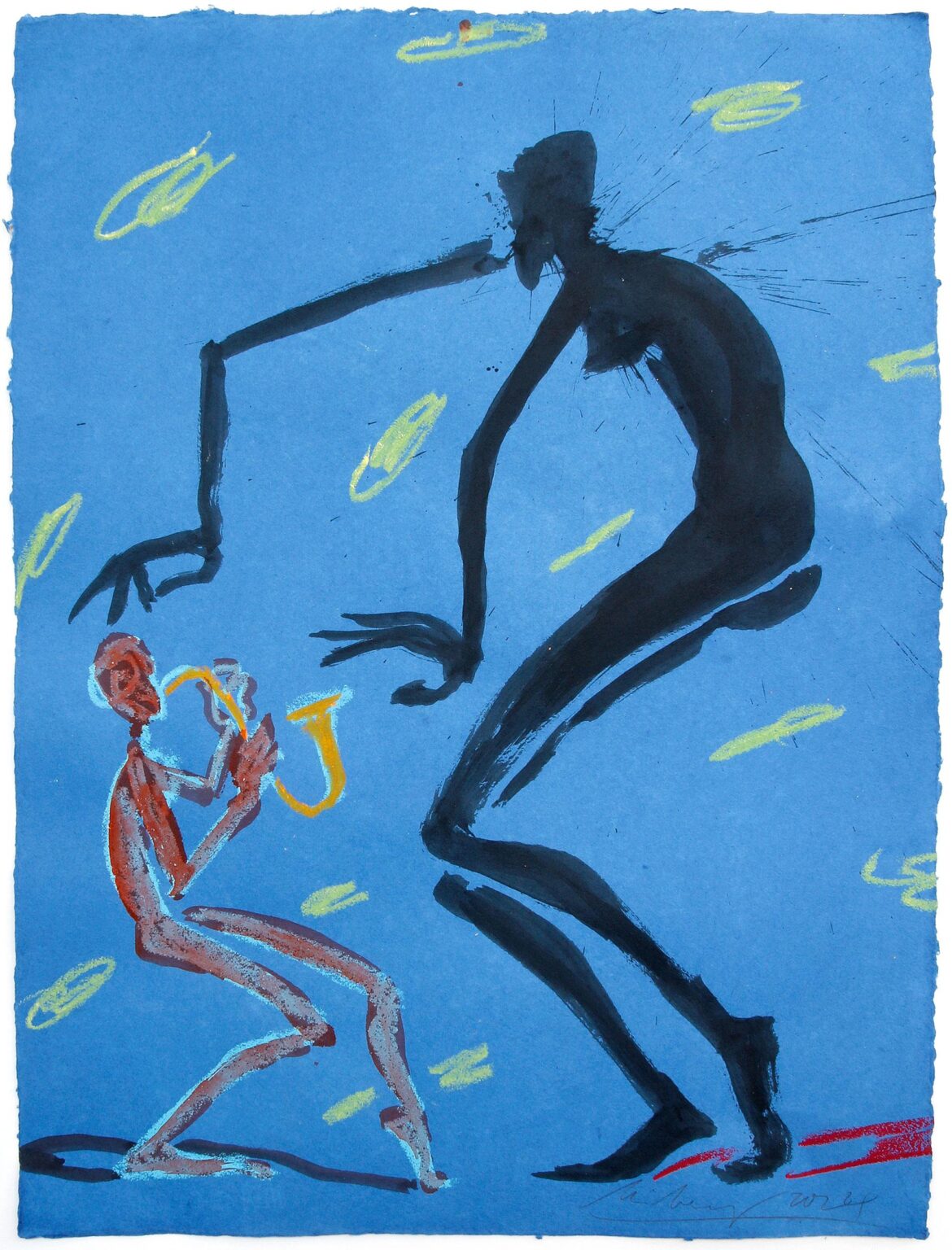 ohne Titel - Helge Leiberg 