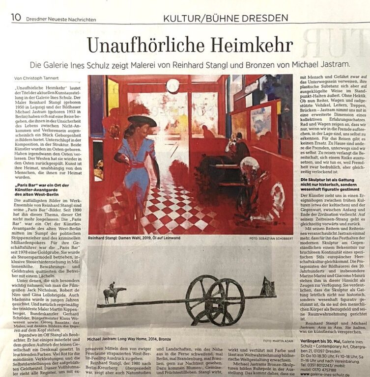 Unaufhörliche Heimkehr in den Dresdner Neueste Nachrichten 