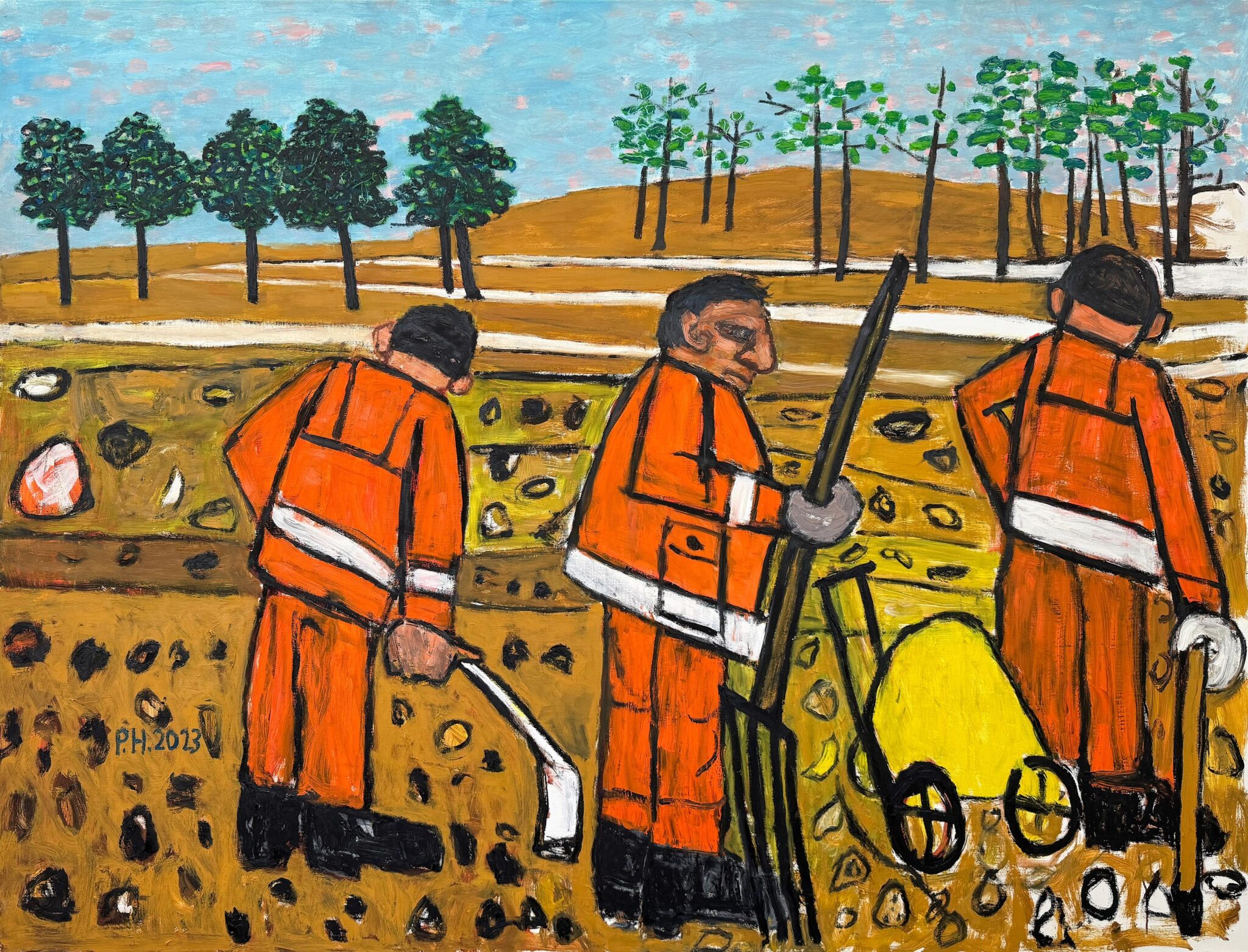 the space between - Hans Scheib, Helge Leiberg, Peter Herrmann, Reinhard Stangl 