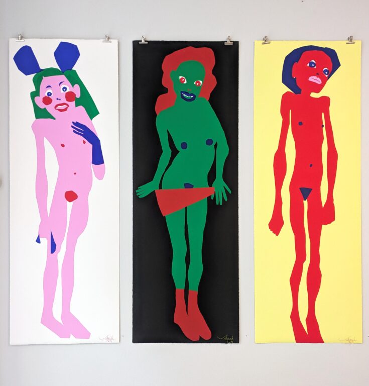 Pin-Up-Girls (Unikate) - Hans Scheib 