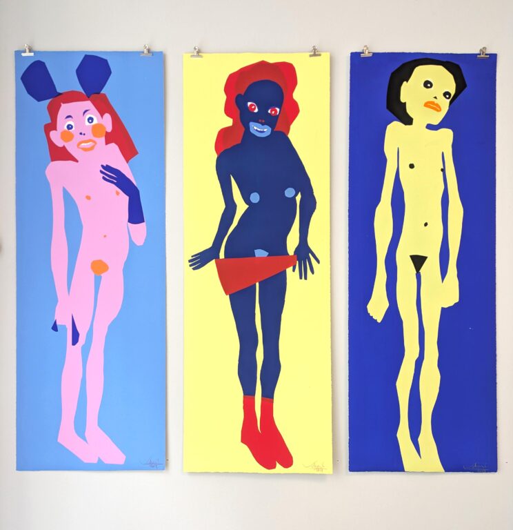 Pin-Up-Girls (Unikate) - Hans Scheib 