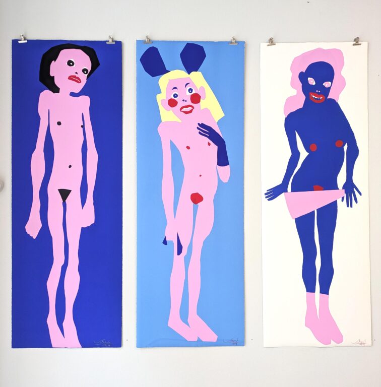 Pin-Up-Girls (Unikate) - Hans Scheib 