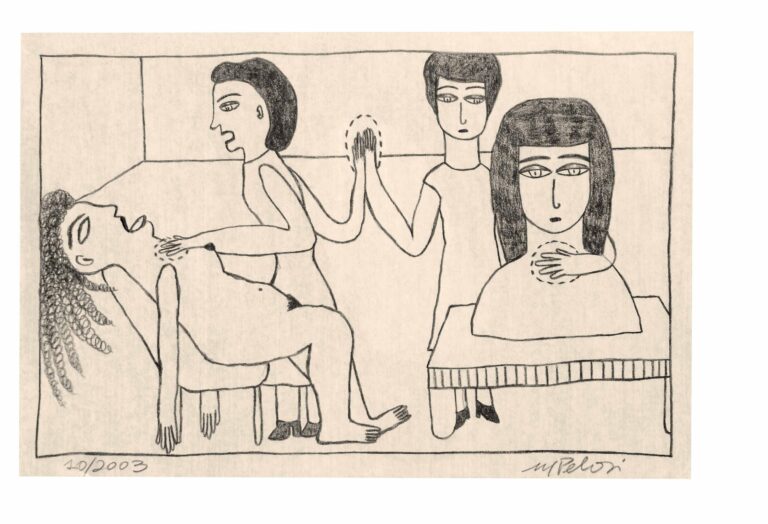 examination of a woman - Marilena Pelosi 